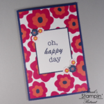 Happiness Blooms – the easiest of Note Cards
