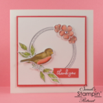 Free as a Bird Wreath Thank You Card