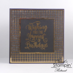 World of Good Happiest of Birthdays handmade card
