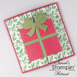 Gatefold Cards with a Christmas Present Topper – Video Tutorial
