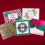 Foiled Christmas Cards – 5 Christmas Cards ideas with Foil Sheets