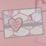 Valentines Card – Use up your pretty patterned paper scraps