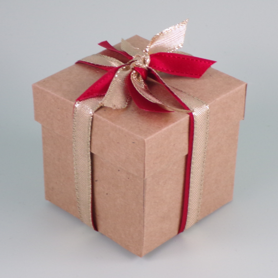 Simple Kraft Paper Gift Box Tutorial