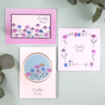 How to Create Elegant Cards using Small Flower Stamps