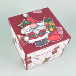 Cute Christmas Gift Box with Gnome Christmas Joy from Polkadoodles