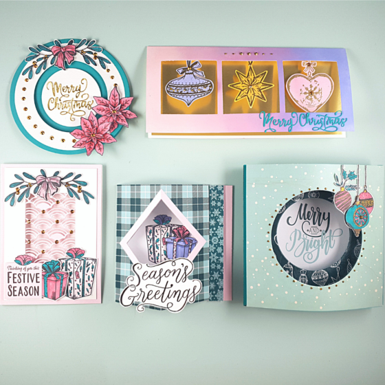 Creative Christmas Aperture Cards with the Phill Martin Box Magazine