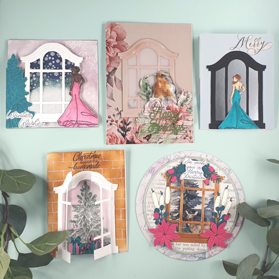 Gorgeous Feature Window Christmas Cards