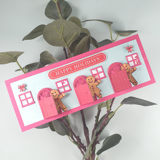 Interactive Gingerbread Card with the Made to Surprise Magazine Box Kit