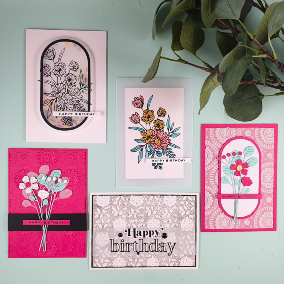 Vellum cards created with the Sealed for Summer Collection from Spellbinders