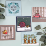 Creating Scenic Cards with Patterned Paper Backgrounds