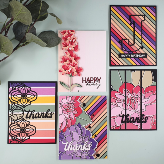 Quick and Simple Card Designs with Cheerful Meadow Patterned Paper from Altenew