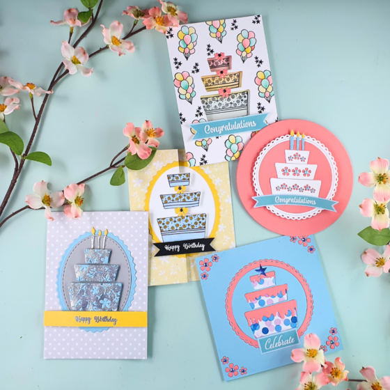 Creating Die-cutting Magic on Handmade cards with the 9th Magazine Box Kit from John Next Door