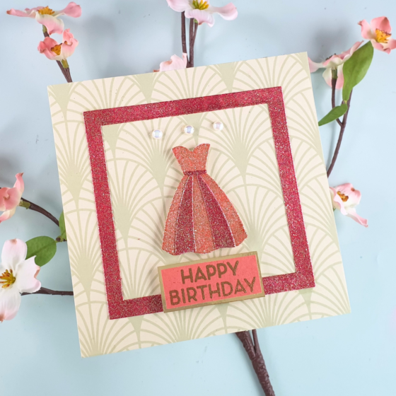 Handmade Card showing how to layer your Wow embossing powders