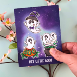 Spookily Cute Light-Up Halloween Card + Whimsy Stamps Discount