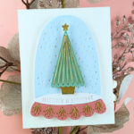 How Quickly can You Create a Stitched Christmas Card?