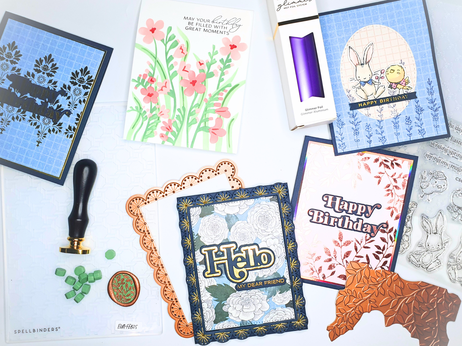 Sneak Peek into February Spellbinders Clubs