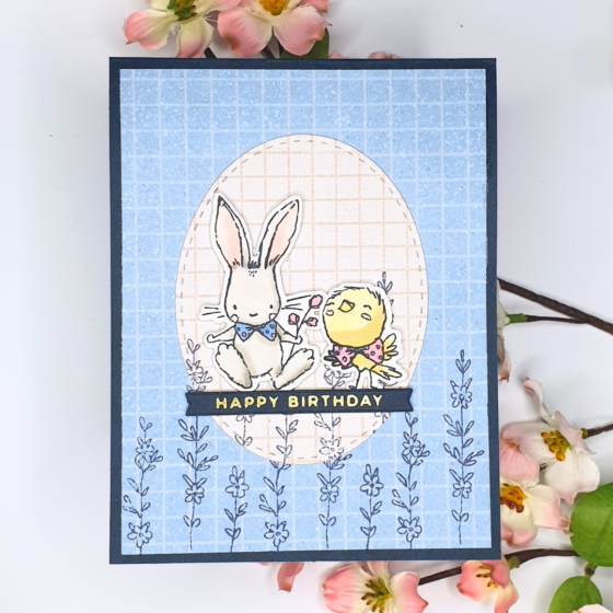 Handmade Card showing Creative Ways to Turn Your Boring Patterned Papers into Beautiful Cards using February Spellbinders Clubs