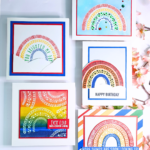 5 Ways to Stretch Your Stamps With Easy Rainbow Cards!