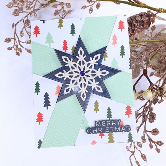 Handmade Card created with the Very Merry collection from Hero Arts