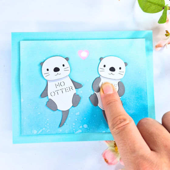 Light Up Card created using LEDs and circuits from Chibitronics