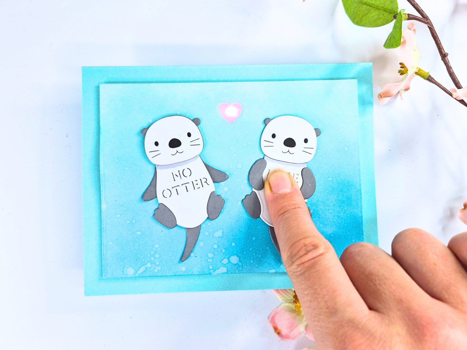 Light Up Card created using LEDs and circuits from Chibitronics