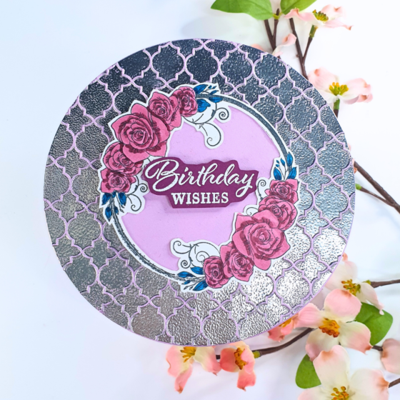 Handmade Card created using Heat Embossing Techniques with the Sentimentally Yours Magazine Box Kit