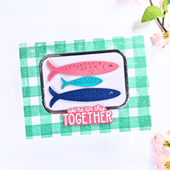 Handmade Card created with Hero Arts Packed with Love Collection