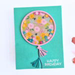 Balloon Shaker Card with My Monthly Hero