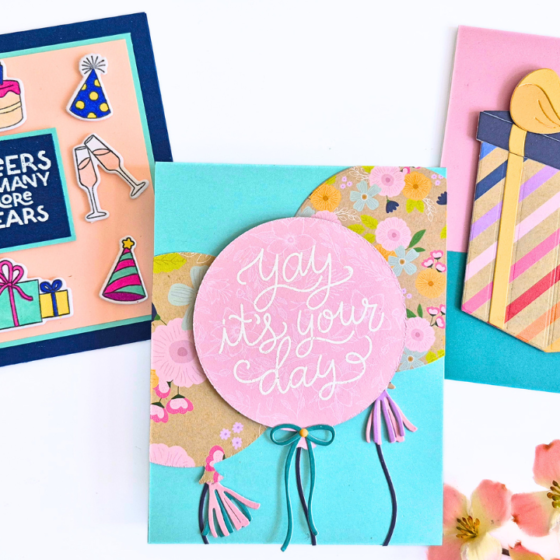 Handmade Birthday Card created using the My Monthly Super Hero Kit for May 2026 from Hero Arts