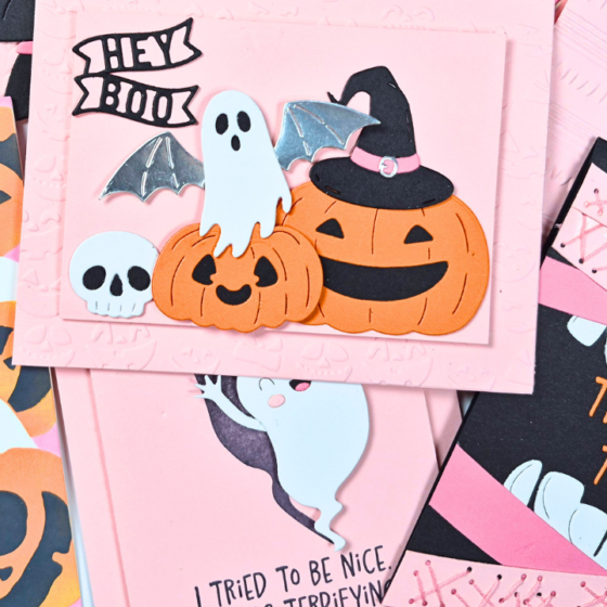 Spookily Cute Halloween Handmade Cards created using the Spellbinders Clubs for August 2026